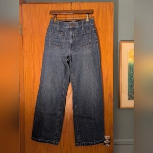 Size 28 Madewell Perfect Vintage Wide Leg Jeans
